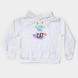 Coloring Cat Kids Hoodie